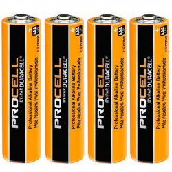 Duracell ProCell 1.5V AAA  4-Baterías Alkalinas Pro