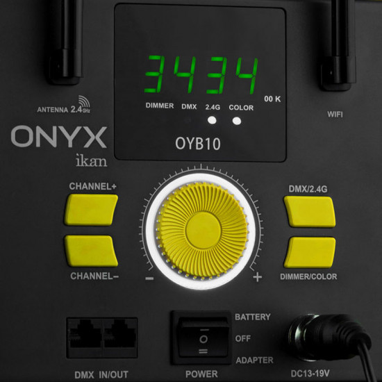 Ikan Onyx 1x1 Bi-Color LED Light 96+ CRI LED