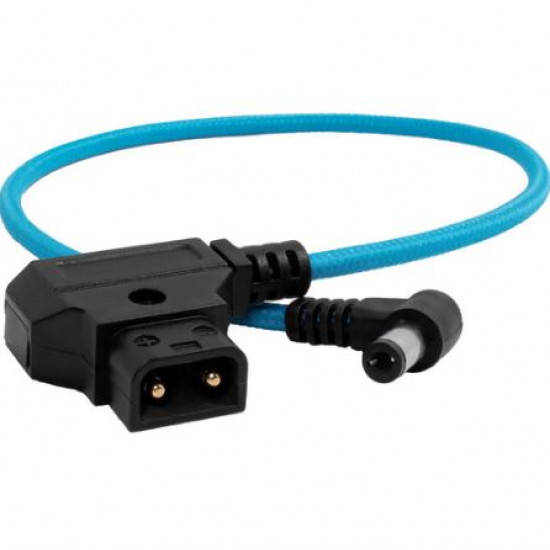 Kondor Blue Straight D-Tap to DC 2.5mm Right-Angle Cable 38 cm