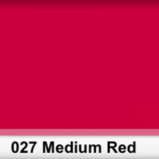 Lee Filters  027S Pliego Medium Red 50cm x 60 cm