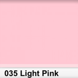 Lee Filters  035S Pliego Light Pink 50cm x 60 cm