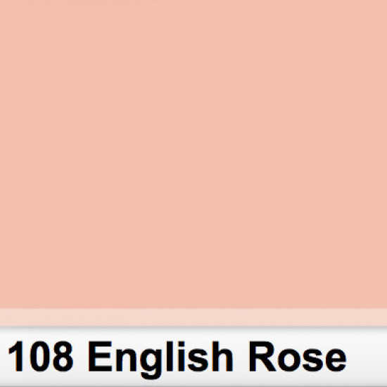Lee Filters  108S Pliego English Rose 50cm x 60 cm