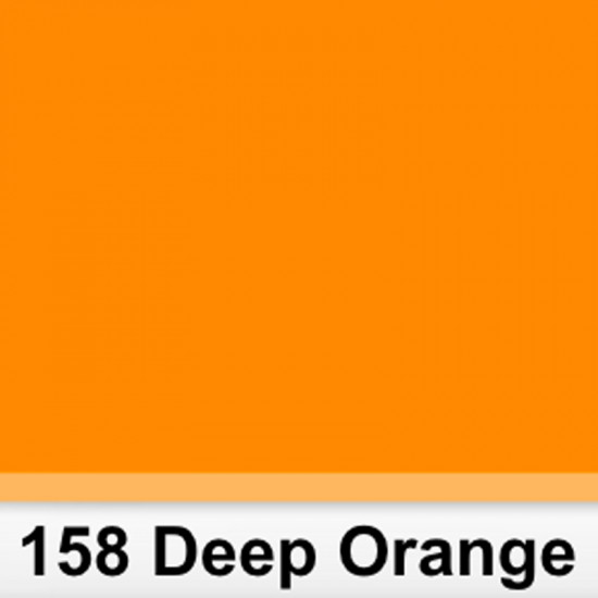 Lee Filters  158S Pliego Deep Orange 50cm x 60 cm