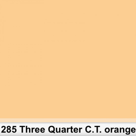 Lee Filters 285S Pliego 3/4 C.T.Orange 50cm x 60 cm