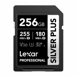 Lexar SDXC 256GB V30 UHS-I U3 Lectura 255MBs / 180MBs