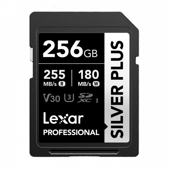Lexar SDXC 256GB V30 UHS-I U3 Lectura 255MBs / 180MBs