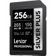 Lexar Media LSDSIPL256G Professional Silver Plus 256GB SDXC UHS-I Memory Card  Lectura 205 MB/S / Escritura 150 MB/S.