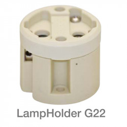 G22 Lampholder Socket Medium Bi-Post 