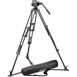 Manfrotto MVH502A,546GB-1 Cabezal 502HD con trípode 546GB y bolso