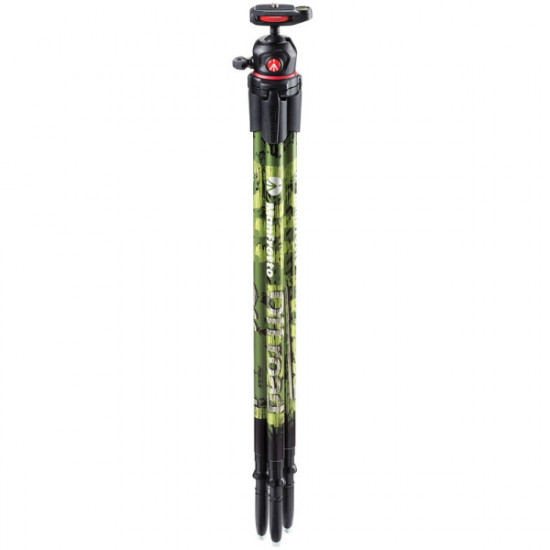 Manfrotto MKOFFROADG Off Road Hiker Tripode con Ball Head Verde