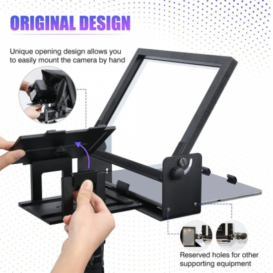 Mumba Teleprompter grande  D15 para cámara