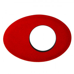 Blue Star 6014 Oval Extra Large de Microfibra Eyecushion Rojo