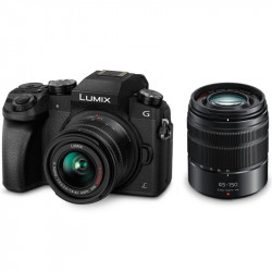 Panasonic Lumix DMC-G7 4K con lentes 14-42mm y 45-150mm