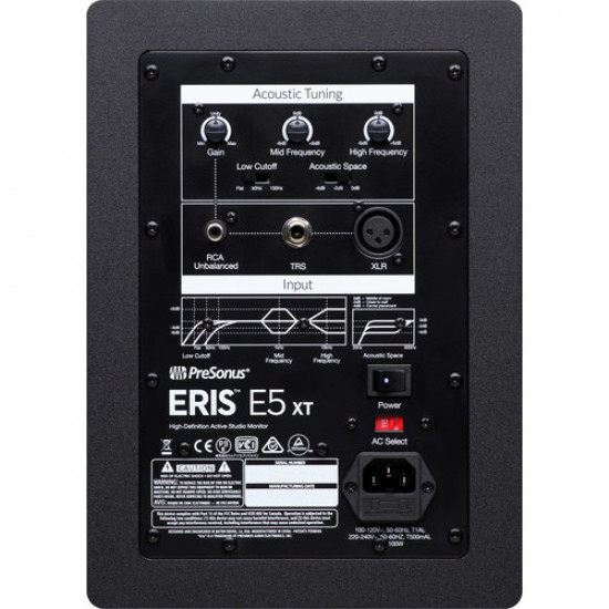 PreSonus Eris E5 XT Two-Way Monitor Activo de Estudio 5"