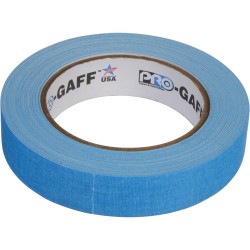 Protapes PG1FLX25BLU Gaffer Mate Compact 1 " x 25 Yardas AZUL Fluorescente