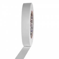 Protapes PRO46WHI1X60 Cinta autoadhesiva 1 pulgada de papel Creppe BLANCO