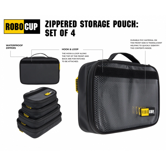 Robocup Estuches de almacenamiento Pack de 4