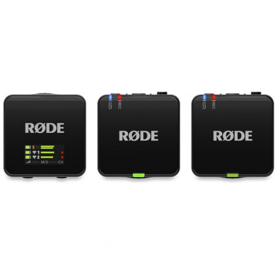 Rode Wireless GO G3 Kit de 2 Mic inalámbricos + Grabadores 32 bit (Rojo)