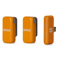 Rode Wireless Micro Orange Kit de 2 Mic inalámbricos USB-C