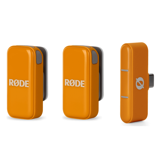 Rode Wireless Micro Orange Kit de 2 Mic inalámbricos USB-C