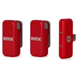 Rode Wireless Micro RED Kit de 2 Mic inalámbricos USB-C