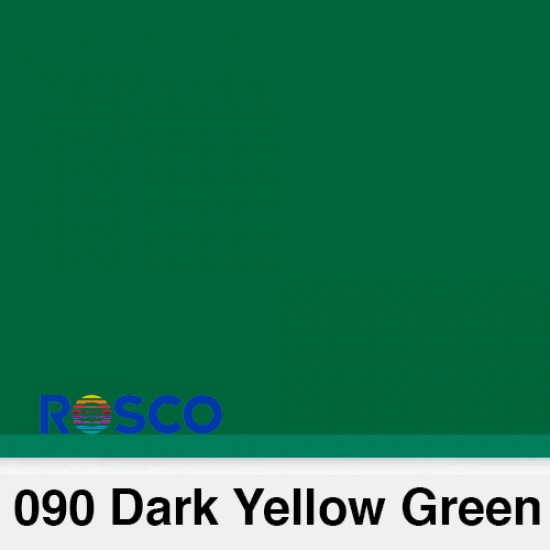 Rosco Filters 090P Dark Yellow Green 50cm x 60 cm