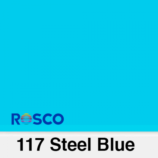 Rosco 117P Pliego Steel Blue 50cm x 60 cm