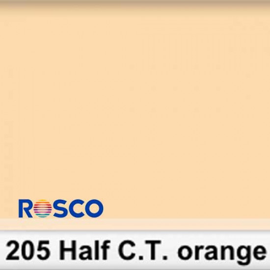 Rosco 205R Rollo 1/2 C.T.Orange 1,22 x 7,62 mts 