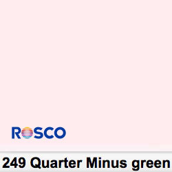 Rosco Rollo 249R Quarter Minus Green 1,22 x 7,62 mts 
