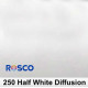 Rosco 250R Rollo 1/2 White Diffusion 1,22 x 7,62 mts 