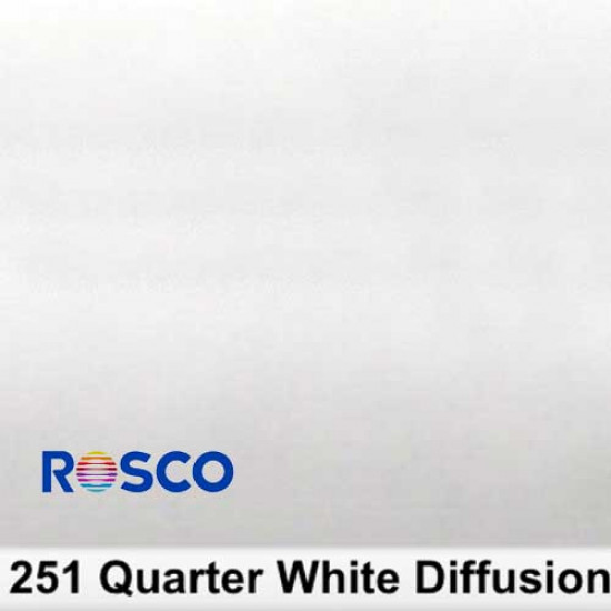 Rosco 251R Rollo 1/4 White Diffusion  1,22 x 7,62 mts 