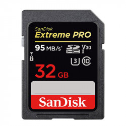 SanDisk SDHC/SDXC Extreme Pro 32GB Class 10 U3 UHS-1 95MB/s