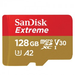 SanDisk microSDXC 128GB Extreme UHS-I  Tarjeta de memoria V30