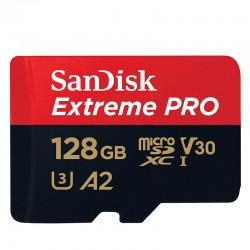 SanDisk microSDXC 128GB Extreme Pro UHS-I  Tarjeta de memoria V30
