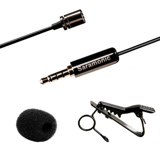 Saramonic Micrófono Lavalier para iPhone y Smartphones