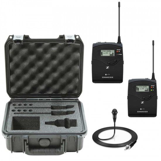 Sennheiser EW 112P G4-B SKB  Sistema Inalámbrico Balita Omni para Cámara B (626-668 MHz) con maleta SKB