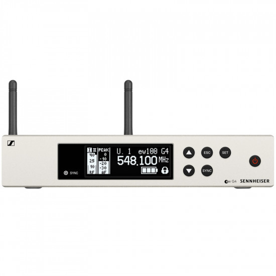 Sennheiser EW 100 G4 Sistema Inalámbrico Balita para Estudio con micrófono ME 2-II - B (626 a 668 MHz) 