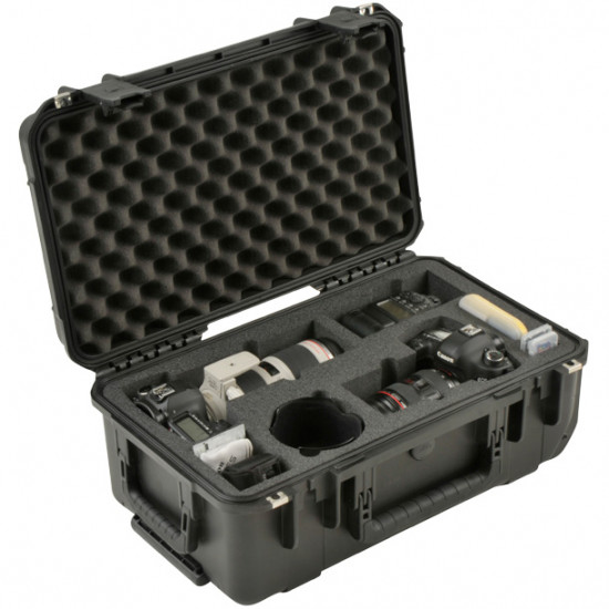 SKB 20117SLR2 Maleta impermeable resistente al agua para dos cámaras DSLR con lentes y accesorios