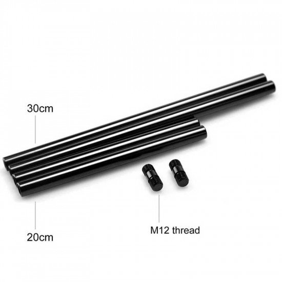 SmallRig 1659 Tubos / Rods 15mm Pack 30cm + 20cm  Aluminio
