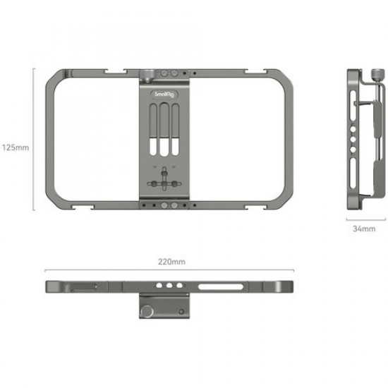 SmallRig 2791 Jaula universal para smartphones 