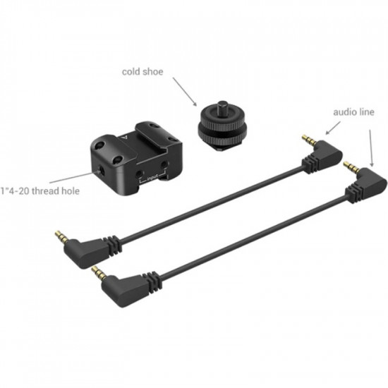 Smallrig 2996 Soporte Mic Inalámbrico con dos entradas 3.5mm