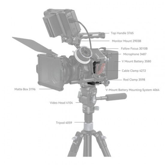 SmallRig 4161 Kit Cage para Canon EOS R6 Mark II