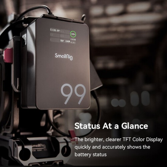 SmallRig VB99 PRO Mini Batería V-Mount 99W/h 14.8V 14A Draw
