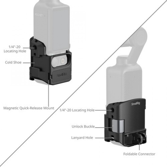 SmallRig 5072 Jaula para DJI Osmo Pocket 3 / 4 