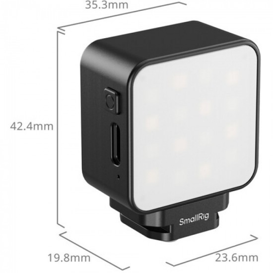 SmallRig 5446B Luz de relleno para cámaras de acción