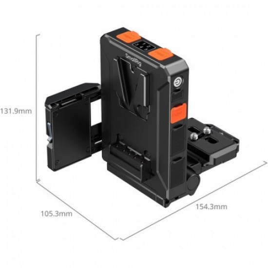 SmallRig 5899 Placa V-Mount con gestión de energía