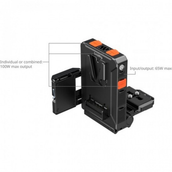 SmallRig 5899 Placa V-Mount con gestión de energía