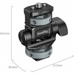 SmallRig 6313 Soporte para monitor horizontal y vertical de zapata
