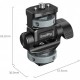 SmallRig 6313 Soporte para monitor horizontal y vertical de zapata