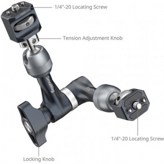 Smallrig 6317 Magic Arm Brazo 20cm pernos 1/4”-20